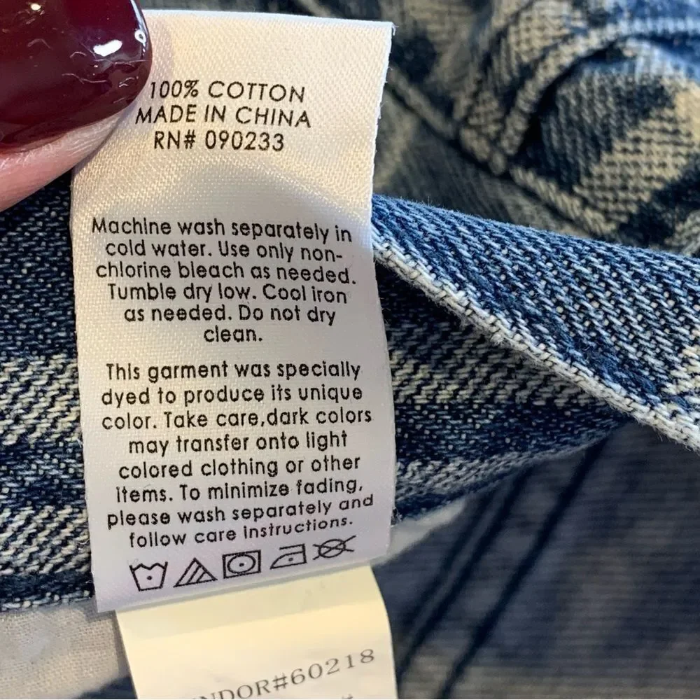 Pacsun Dad Jeans Plaid High Rise Size 25